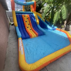 BESTWAY MY 1ST TRIPLE WATER SLIDE W/ SPLASH POOL & WATER SPRAYERS 