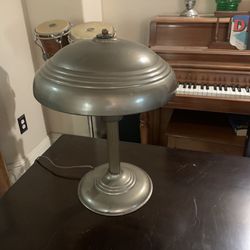 Antique Table Lamp Mushroom Shape