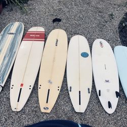 Surfboard Sale, 6 Funboard/Longboard Surfboards For Sale