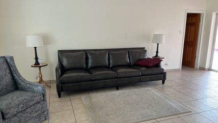4 seater leather sofa
