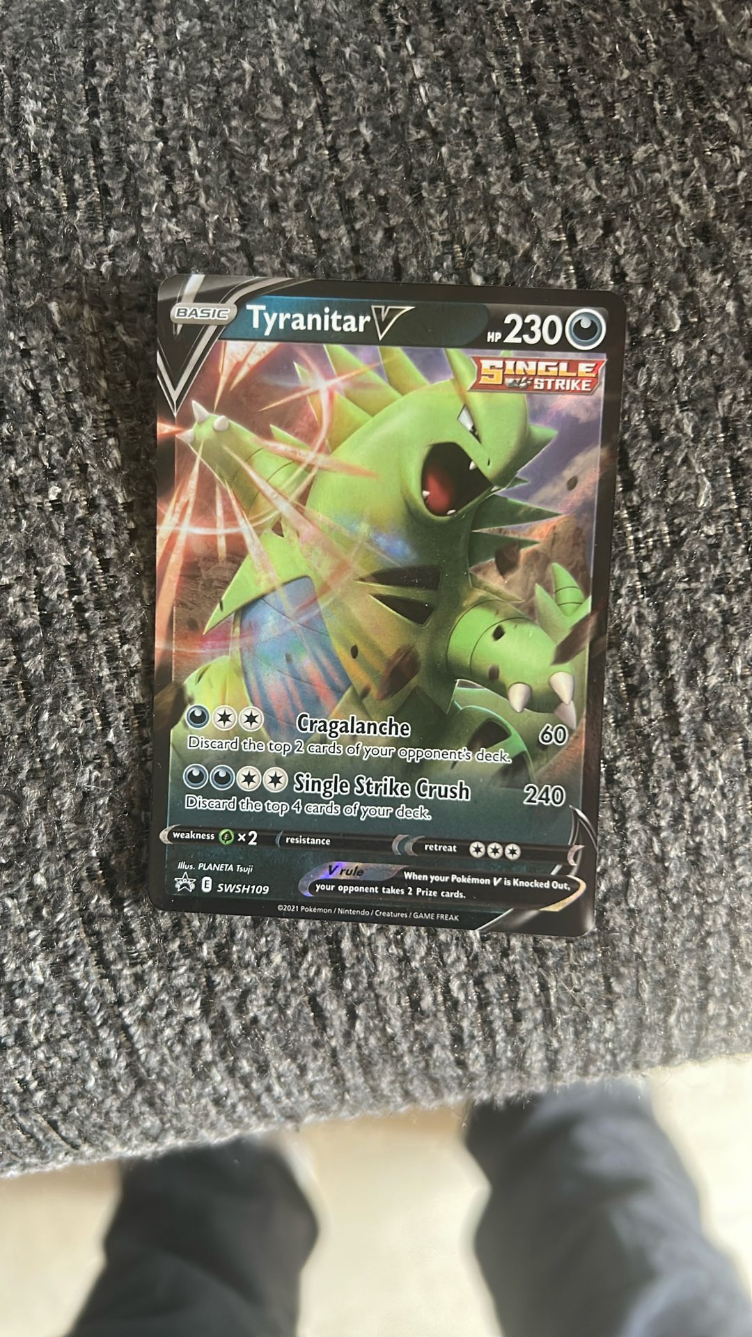Pokmon Tyranitar V Ultra Rare Card