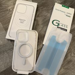 Apple 13 Pro Case And Screen Protector