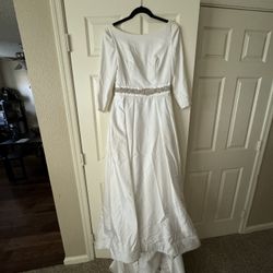 Simple Modern Wedding Dress