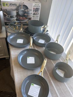 GreenPan Jewel Pro 11-piece Cookware Set Blue