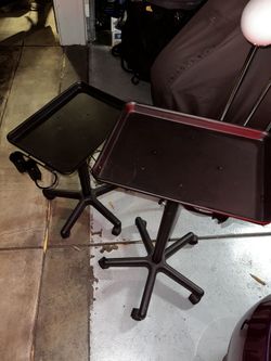 Rolling hair tray With Tool Holder 