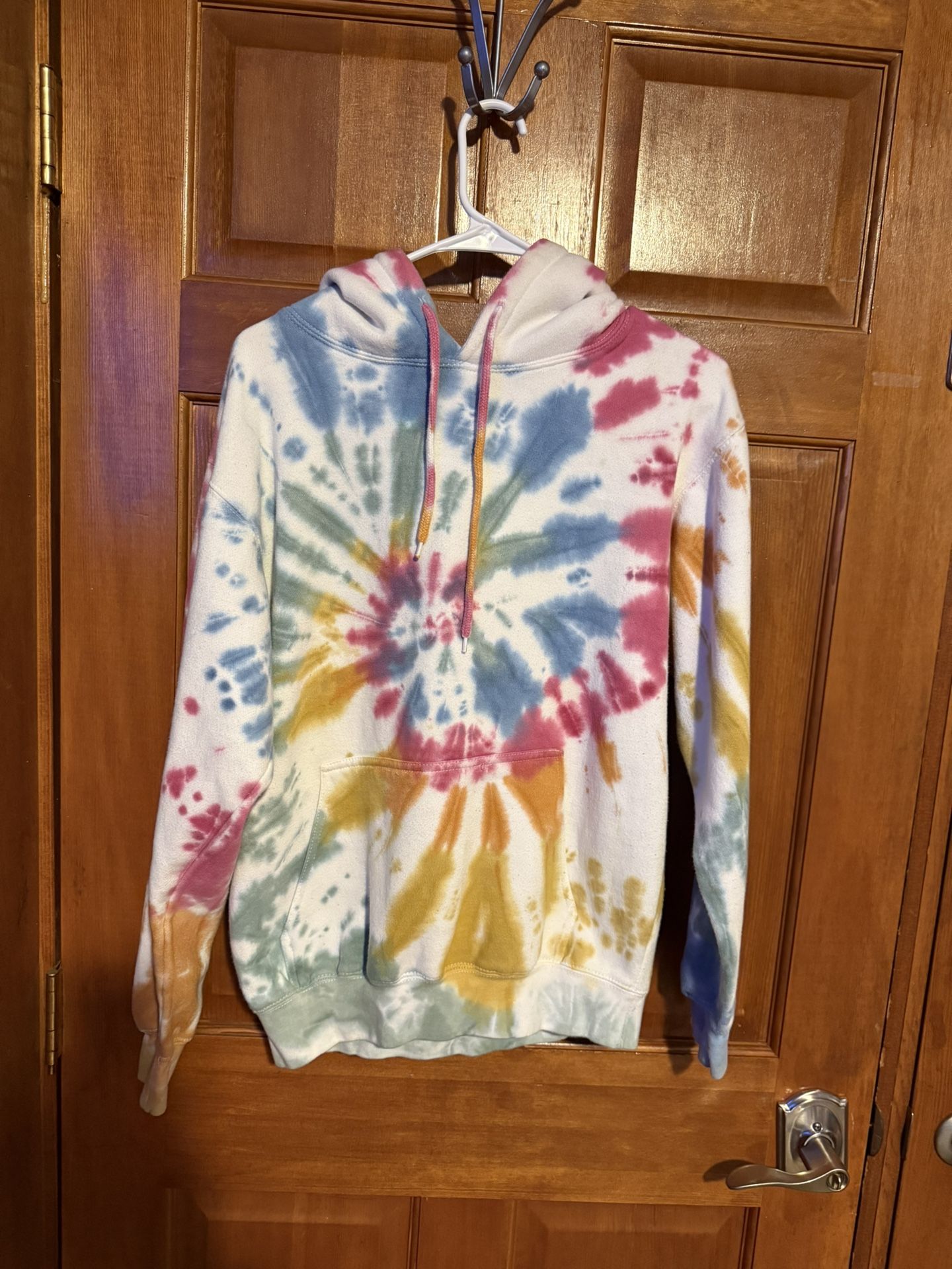 Dana Scott Multi-Color Tie-Dye Pullover Hoodie – Size S