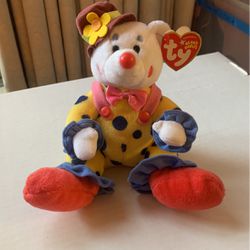 Ty beanie Baby Juggles The Clown 2004