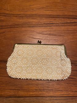 Vintage beaded handbag clutch st Thomas