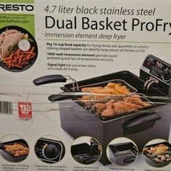 Presto ProFry 12-Cup Dual-Basket Deep Fryer
