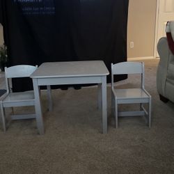 Kids Table And 2 Chairs 