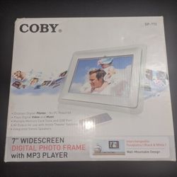Coby Digital Photo Frame W/ MP3