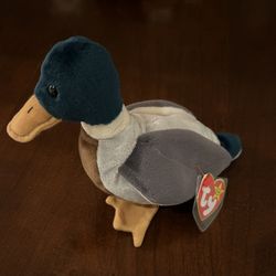 Ty Beanie Baby Jake Mallard Duck Style #4199