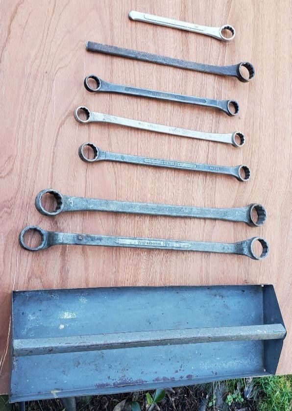 Vintage Large Size Wrench Set 