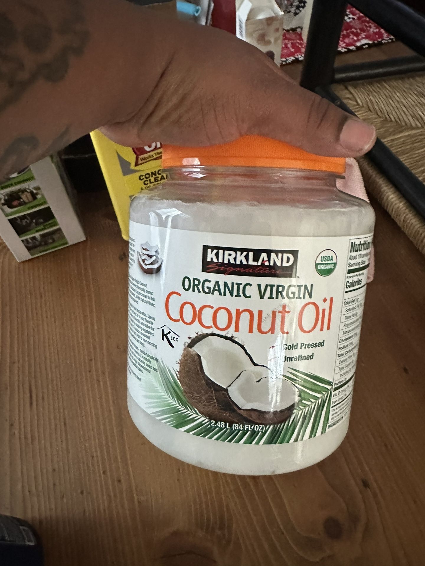 Kirkland Signature Coconut Oil 2.48lbs/84oz 