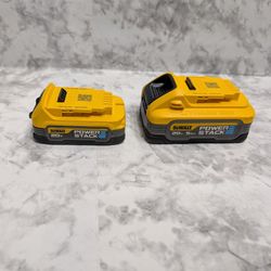 DEWALT 20V MAX XR POWERSTACK Lithium-Ion Batteries 