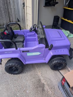 Jetson Kids 12V Ride-On Electric Jeep SUV Purple w/ Parent Remote - Tested