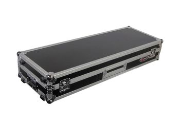 Odyssey FZDJ12W 12" Format DJ Mixer Turntables Flight Coffin Case with Wheels
