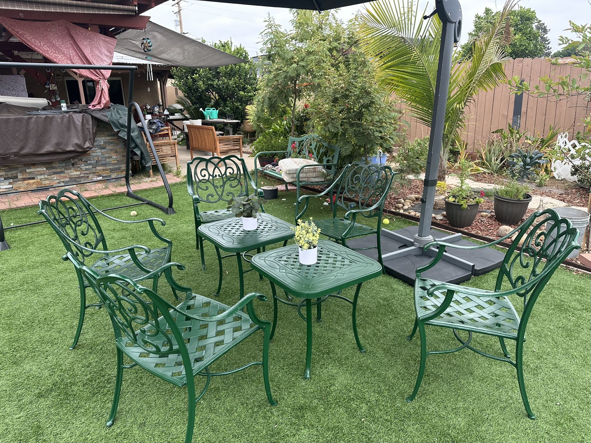 Outdoor patio set
