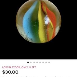 Cat Eye Marble Real Vintage From Childhood 