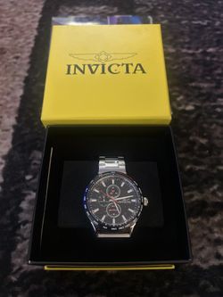 ⌚ Invicta Men’s Chronograph Stainless Steel Watch – With Box ⌚