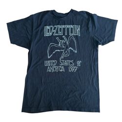 Led Zepplin Rock Band T-shirt Graphic Tee Men’s Large 