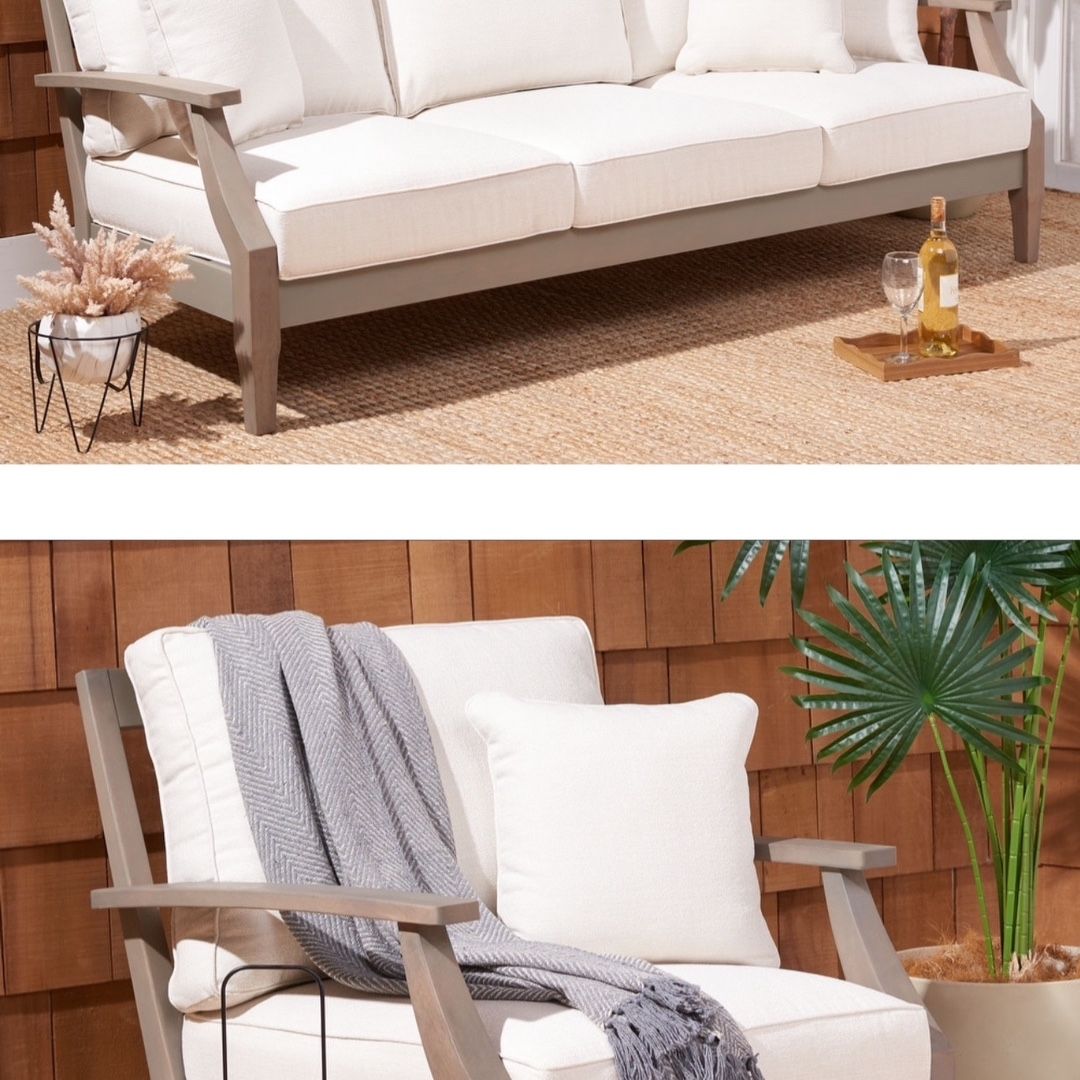 SAFAVIEH Outdoor Patio Sofa And Chair