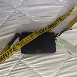 Off white cross body bag