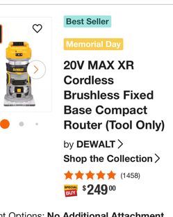 Dewalt router 20v