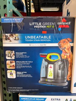Bissell Little Green Premier Pet Portable Carpet and Upholstery Cleaner Brand New in Box