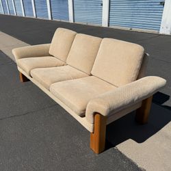 Vintage Danish Modern Dyrlund Three Seat Sofa