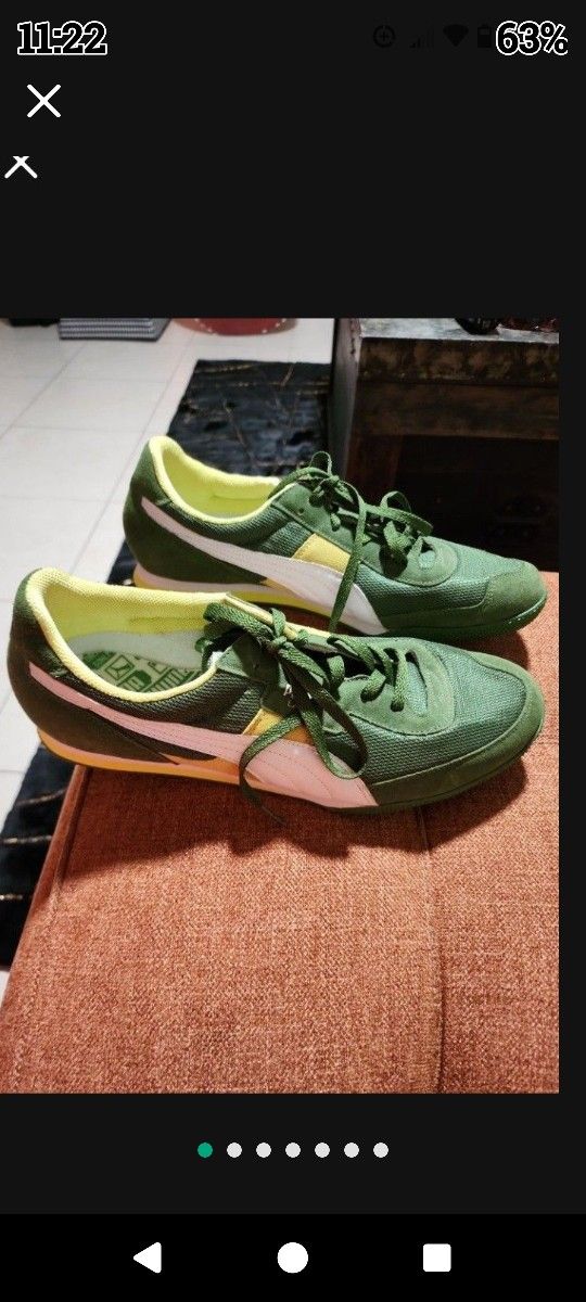 Puma Lab II Suede Leather Casual Shoes Sneakers Size 12 New