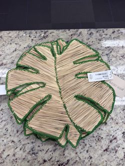 Mercedes Salazar Hoja Placemat, Set of 2