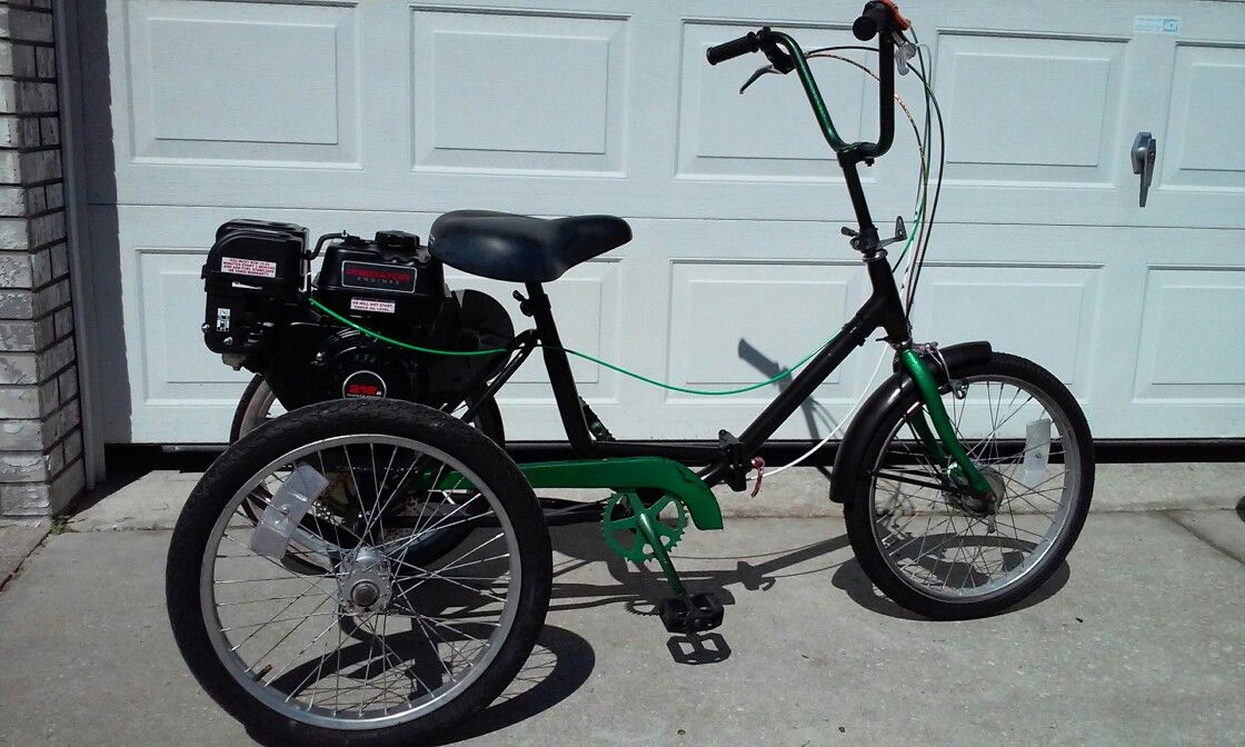 212cc motorized gas tricycle