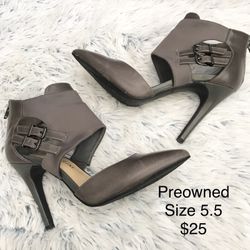 Gianni Bini Gray Heels Sz 5.5