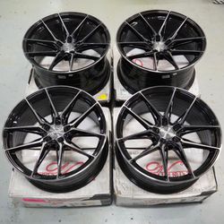 20" Vertini RFS1.8 Black Concave Rims Wheels 20x9 20x10.5 Fits Jaguar F Type