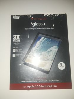 iPad pro invisible shield glass+/ balance folio