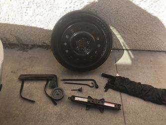 Spare Tire 16” With Jack And Cargo Net