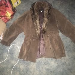 Very Nice Leather And For Large Coat Only $45 Firm