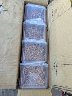 Grip Rite exterior screws for deck outdoor 4 boxes in box brand new