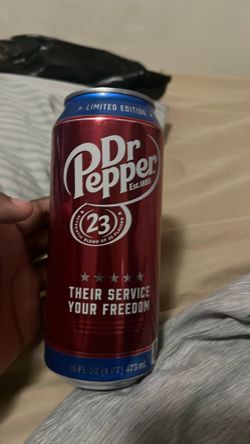 Empty limited edition Dr Pepper can collectible