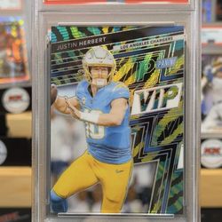 2025 Panini NSCC VIP Gold Justin Herbert #40 PSA 10 Los Angeles Chargers