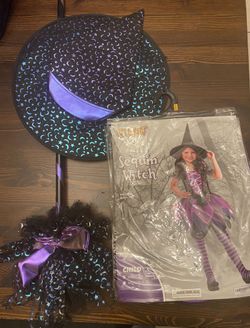 Witch Costume Size Small 4-6