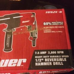 Bauer Concrete Hammer Drill New In The Box firm  On Price