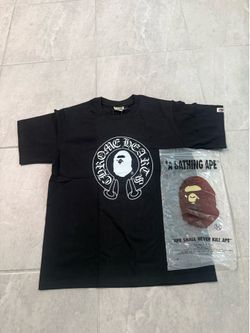 Chrome Hearts × BAPE black tee