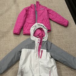 Size 5-6 Kids Ski Coat With Removable Liner