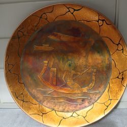 Vintage Egyptian Plate Decor