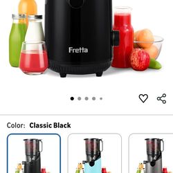 Cold Press Juicer Machines, Slow Masticating Juicer with 5.3" Extra Large Feed Chute Fit Whole Fruits & Vegetables, Self Feeding Effortless for Batch 