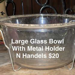 Large Glass Bowl