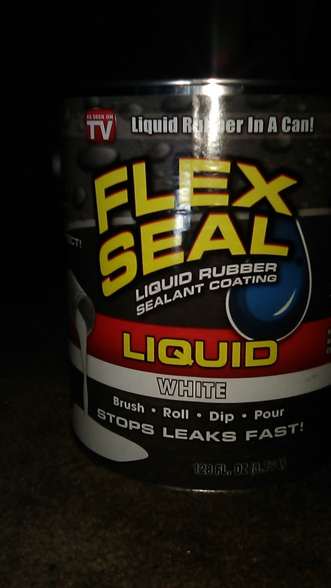 White Flex Seal liquid *brand new* (128fl oz can = $90 @ Walmart!)