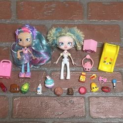 Shopkins Dolls And Figures Lot 